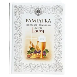 Album na Zdjęcia na Komunię - Pamiątka Pierwszej Komunii Świętej Prezent dla Chłopca Dziewczynki