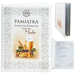 Album na Zdjęcia na Komunię - Pamiątka Pierwszej Komunii Świętej Prezent dla Chłopca Dziewczynki