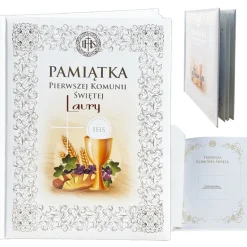 Album na Zdjęcia na Komunię - Pamiątka Pierwszej Komunii Świętej Prezent dla Chłopca Dziewczynki