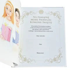 Album na Zdjęcia na Komunię - Pamiątka Pierwszej Komunii Świętej Prezent dla Chłopca Dziewczynki
