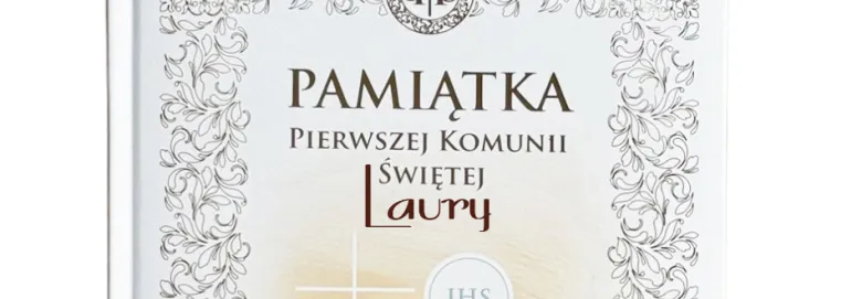 Album na Zdjęcia na Komunię - Pamiątka Pierwszej Komunii Świętej Prezent dla Chłopca Dziewczynki