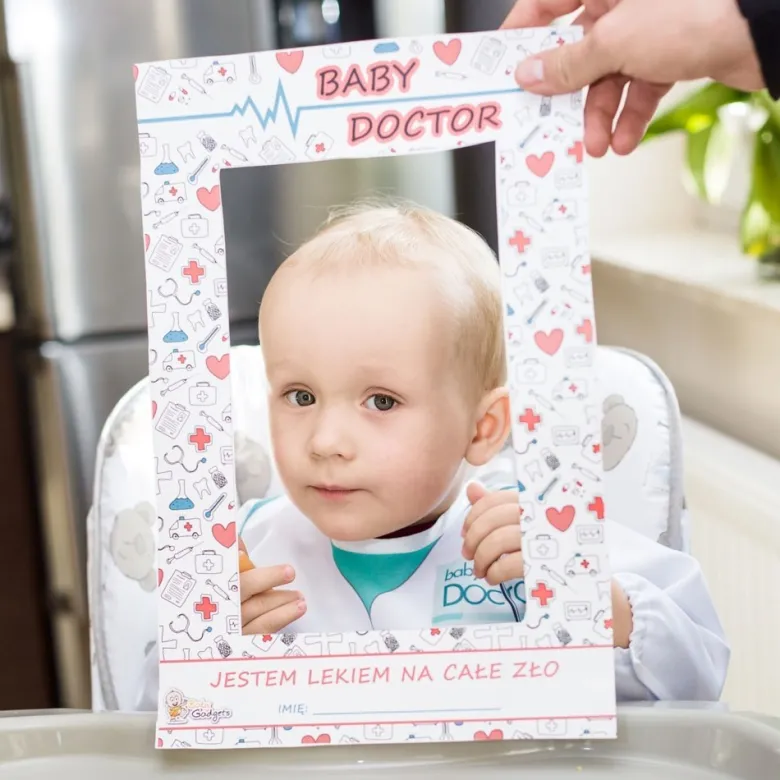 Baby Doctor - Śliniak z rękawami