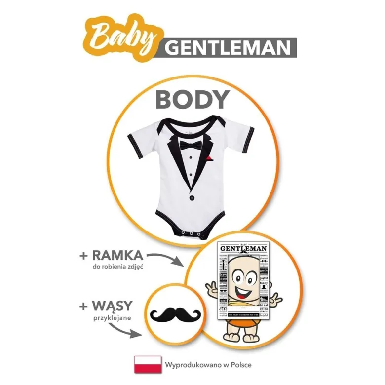 Baby Gentleman - Body - Rozmiar 86