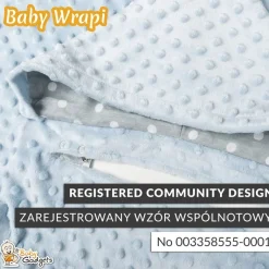 Baby Wrapi - Kocyk z rękawami - Szary
