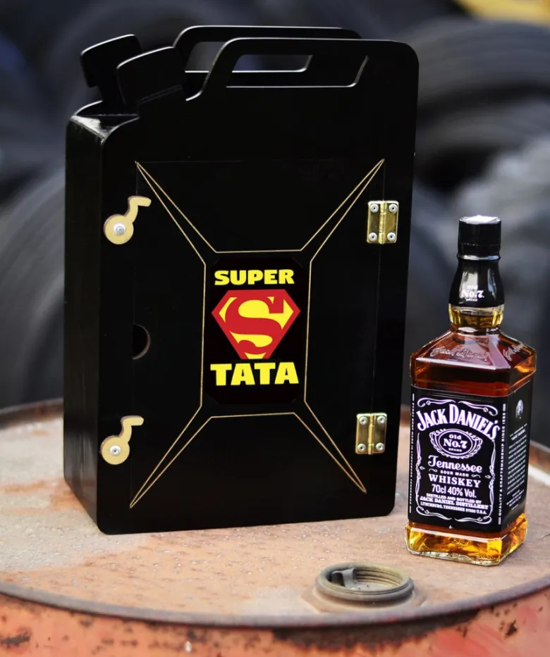 Barek Kanister Super Tata - Drewniany