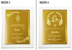 Biblia na Komunię w Ozdobnym Pudełku z Grawerem - Pamiątka Pierwszej Komunii Świętej Prezent na Komunię