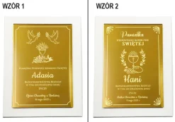 Biblia na Komunię w Ozdobnym Pudełku z Grawerem - Prezent na Komunię Pamiątka Pierwszej Komunii Świętej