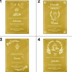Biblia na Komunię w Pudełku z Grawerem - Prezent na Komunię Pamiątka Pierwszej Komunii Świętej