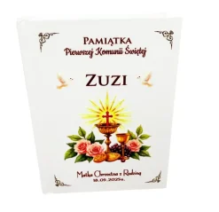 Biblia na Komunię z Imieniem Dziecka- Pamiątka Pierwszej Komunii Świętej Prezent dla Chłopca Dziewczynki