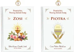 Biblia na Komunię z Imieniem Dziecka- Pamiątka Pierwszej Komunii Świętej Prezent dla Chłopca Dziewczynki