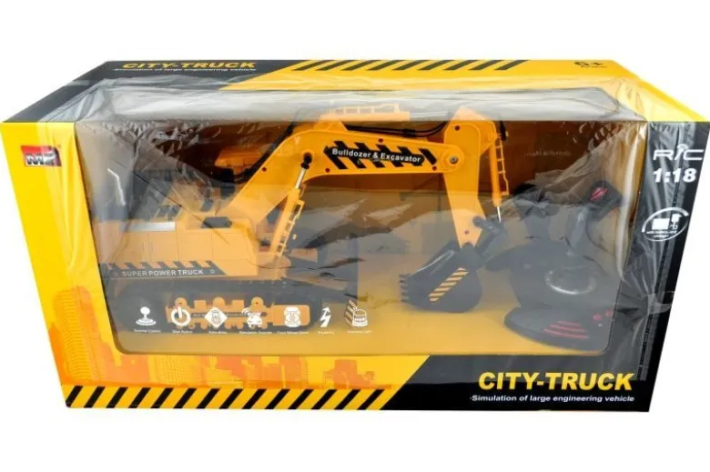 City Truck - koparka z pługiem RC