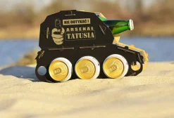 Czołg na piwo dla Taty "Nie dotykać arsenał Tatusia" - prezent na Dzień Ojca Taty
