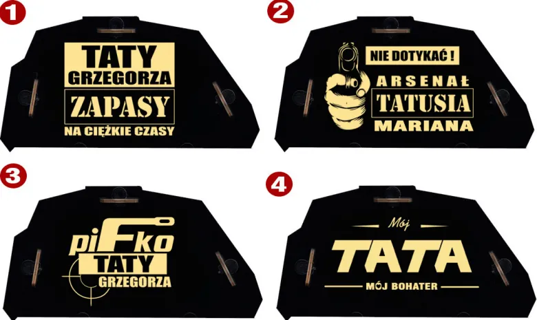 Czołg na Piwo dla Taty - prezent na Dzień Ojca z imieniem