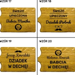 Dębowa Deska do Krojenia z grawerem - prezent dla mamy babci żony na Święta Urodziny