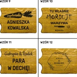 Dębowa Deska do Krojenia z grawerem - prezent dla mamy babci żony na Święta Urodziny