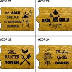 Dębowa Deska do Krojenia z grawerem - prezent dla mamy babci żony na Święta Urodziny