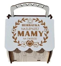 Domek na herbatę dla Mamy - prezent na Dzień Matki