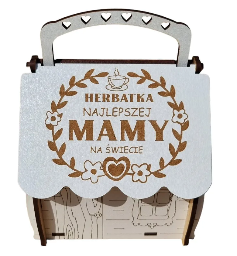 Domek na herbatę dla Mamy - prezent na Dzień Matki