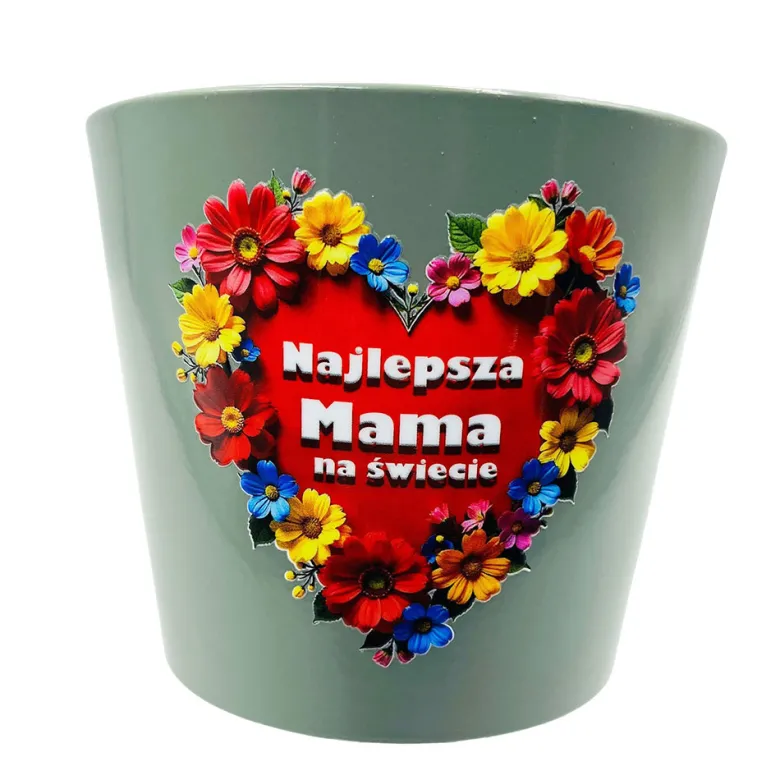 Doniczka Ceramiczna dla Mamy - Prezent na Dzień Mamy Matki Urodziny Święta