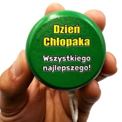 Drewniane JOJO z nadrukiem - prezent na Dzień Chłopaka Szkoła Przedszkole