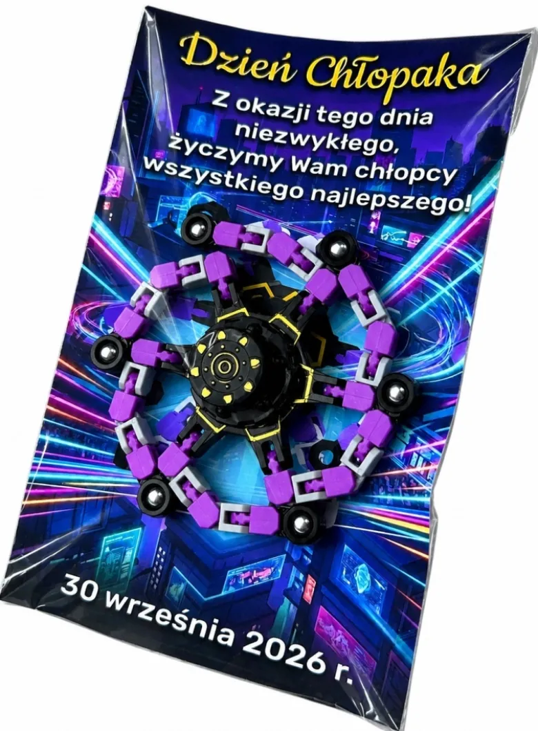 Fidget Spinner Robot do Składania - Prezent na Dzień Chłopaka Szkoła Przedszkole