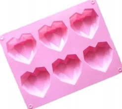 Foremka do pieczenia muffinek SERDUSZKA 3D