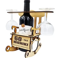 Fotel Bujany na Wino z grawerem + kieliszki