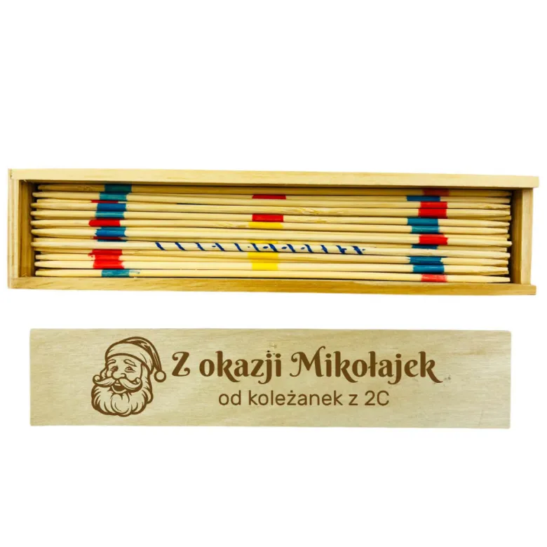 Gra Mikado Bierki - prezent na Mikołajki klasowe w przedszkolu szkole