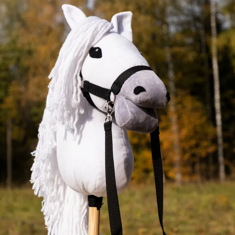 Hobby Horse Skippi - koń na kiju - Biały