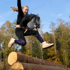 Hobby Horse Skippi - koń na kiju - Czarny