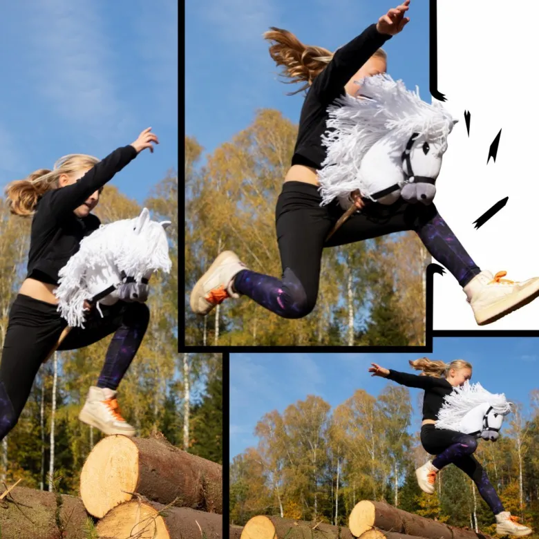 Hobby Horse Skippi - koń na kiju - Kasztanowaty