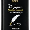 Kalendarz dla Wychowawcy Nauczyciela Czarny - Prezent Upominek na Dzień Nauczyciela