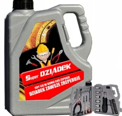 Kanister z narzędziami Super Dziadek - Prezent dla dziadka na Dzień Babci i Dziadka