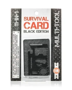 Karta przeżycia 11w1 (czarna) survival