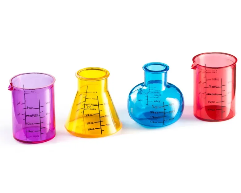 Kielony laboratoryjne plastikowe 4 sztuki