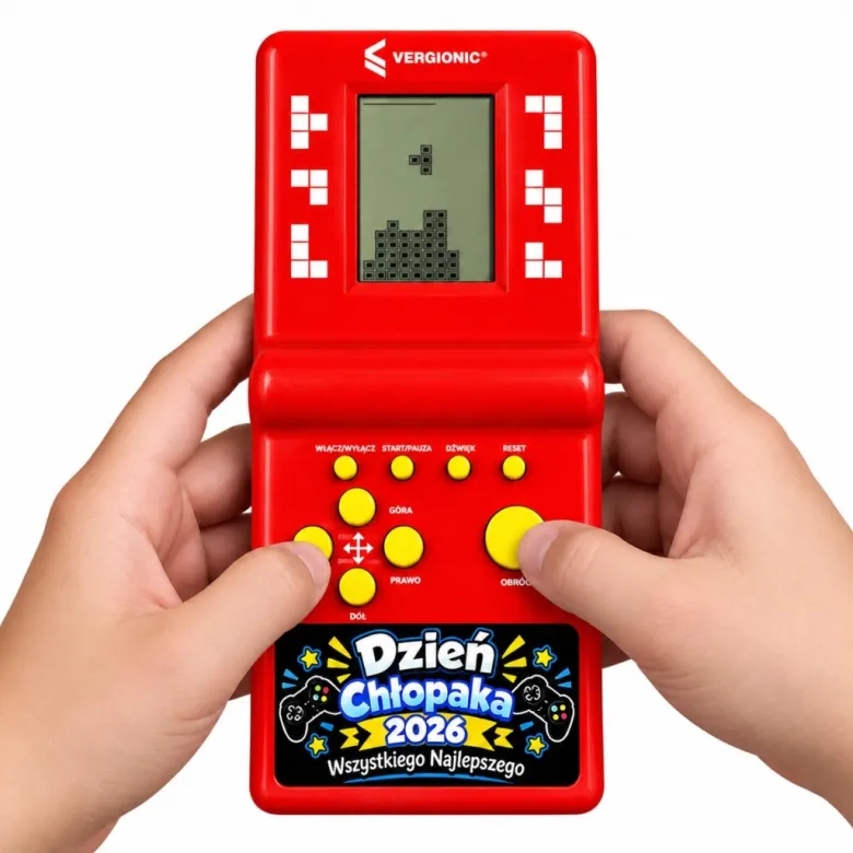 Konsola Retro Gra 9999w1 - Prezent na Dzień Chłopaka Szkoła Przedszkole dla Chłopca 4 5 6 7 8 9 10 lat