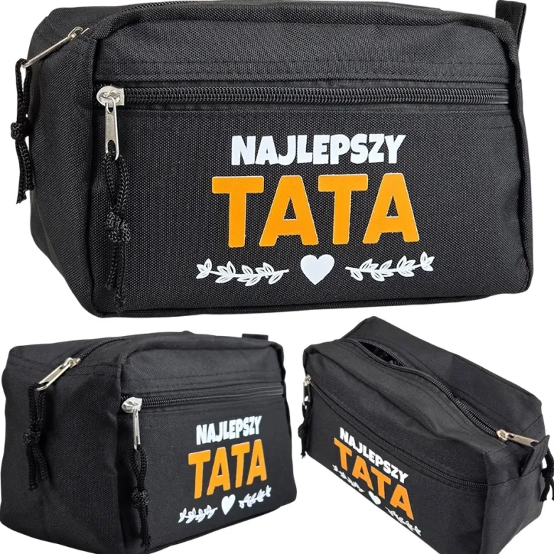 Kosmetyczka Najlepszy Tata - Prezent dla Taty na Dzień Ojca Święta Urodziny
