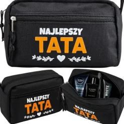 Kosmetyczka Najlepszy Tata - Prezent dla Taty na Dzień Ojca Święta Urodziny