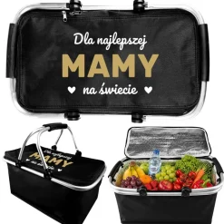 Kosz Piknikowy Dla Najlepszej Mamy - Prezent dla Mamy na Dzień Matki Urodziny Święta