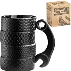 Kubek OPONY ceramiczny z kluczem - prezent dla kierowcy tira