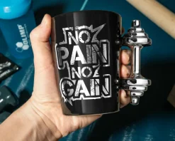Kubek siłacza ze sztangą - prezent dla chłopaka męża