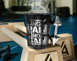 Kubek siłacza ze sztangą - prezent dla chłopaka męża