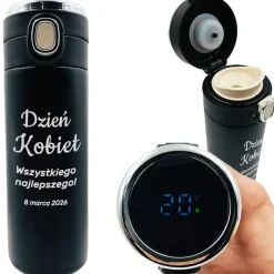 Kubek Termiczny - Prezent na Dzień Kobiet dla koleżanek z pracy dziewczynek ze szkoły przedszkola