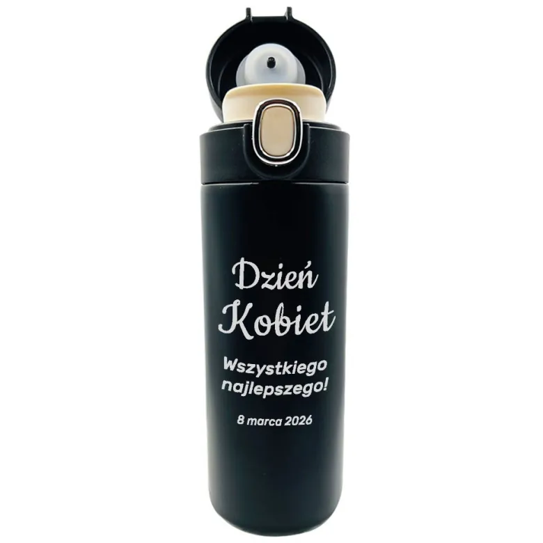 Kubek Termiczny - Prezent na Dzień Kobiet dla koleżanek z pracy dziewczynek ze szkoły przedszkola