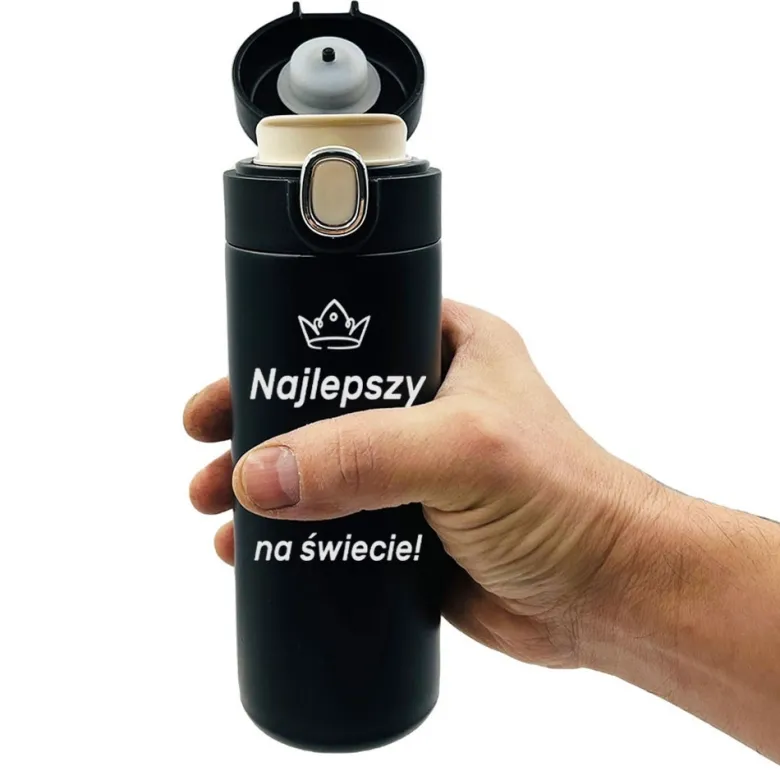 Kubek Termiczny z grawerem dla Dziadka - prezent na Dzień Babci i Dziadka Święta Urodziny