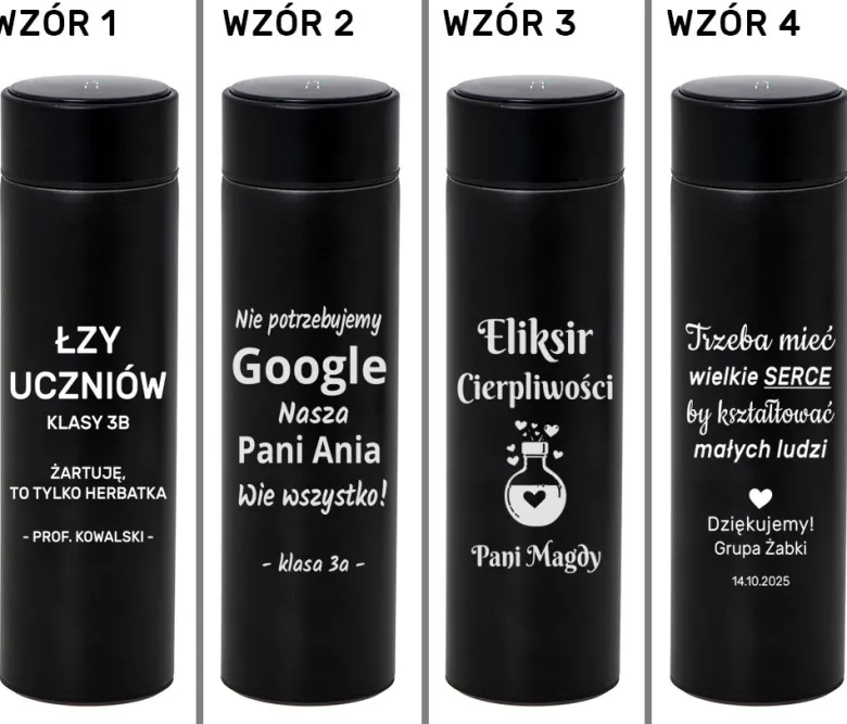 Kubek Termiczny z Grawerem dla Nauczyciela - Prezent na Dzień Nauczyciela dla Wychowawcy
