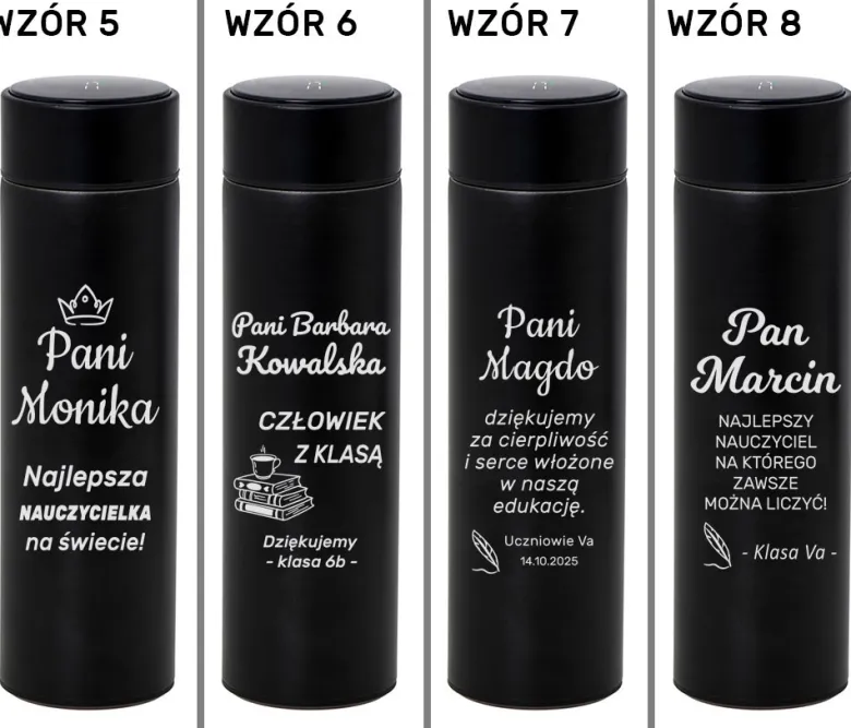 Kubek Termiczny z Grawerem dla Nauczyciela - Prezent na Dzień Nauczyciela dla Wychowawcy