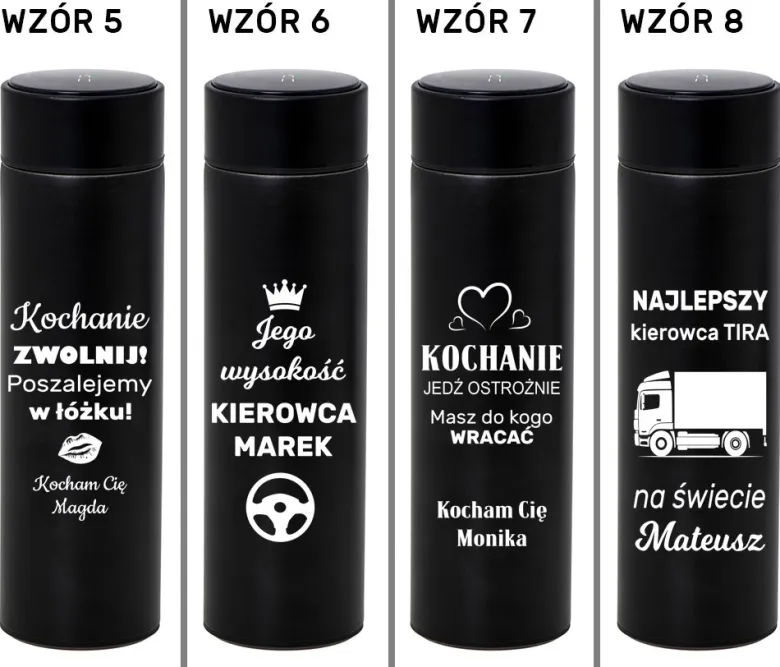 Kubek Termiczny z Grawerem dla Kierowcy- prezent dla taty męża chłopaka na święta urodziny