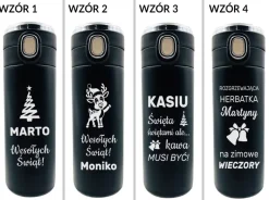 Kubek Termiczny z Grawerem na Święta - prezent dla mamy taty żony męża dziewczyny chłopaka