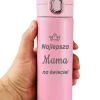 Kubek Termiczny z Grawerem Najlepsza Mama - Prezent dla Mamy na Dzień Matki Święta Urodziny